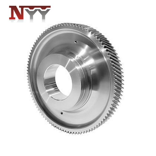 High speed train locomotive hard tooth flank DIN class 6 helical gear